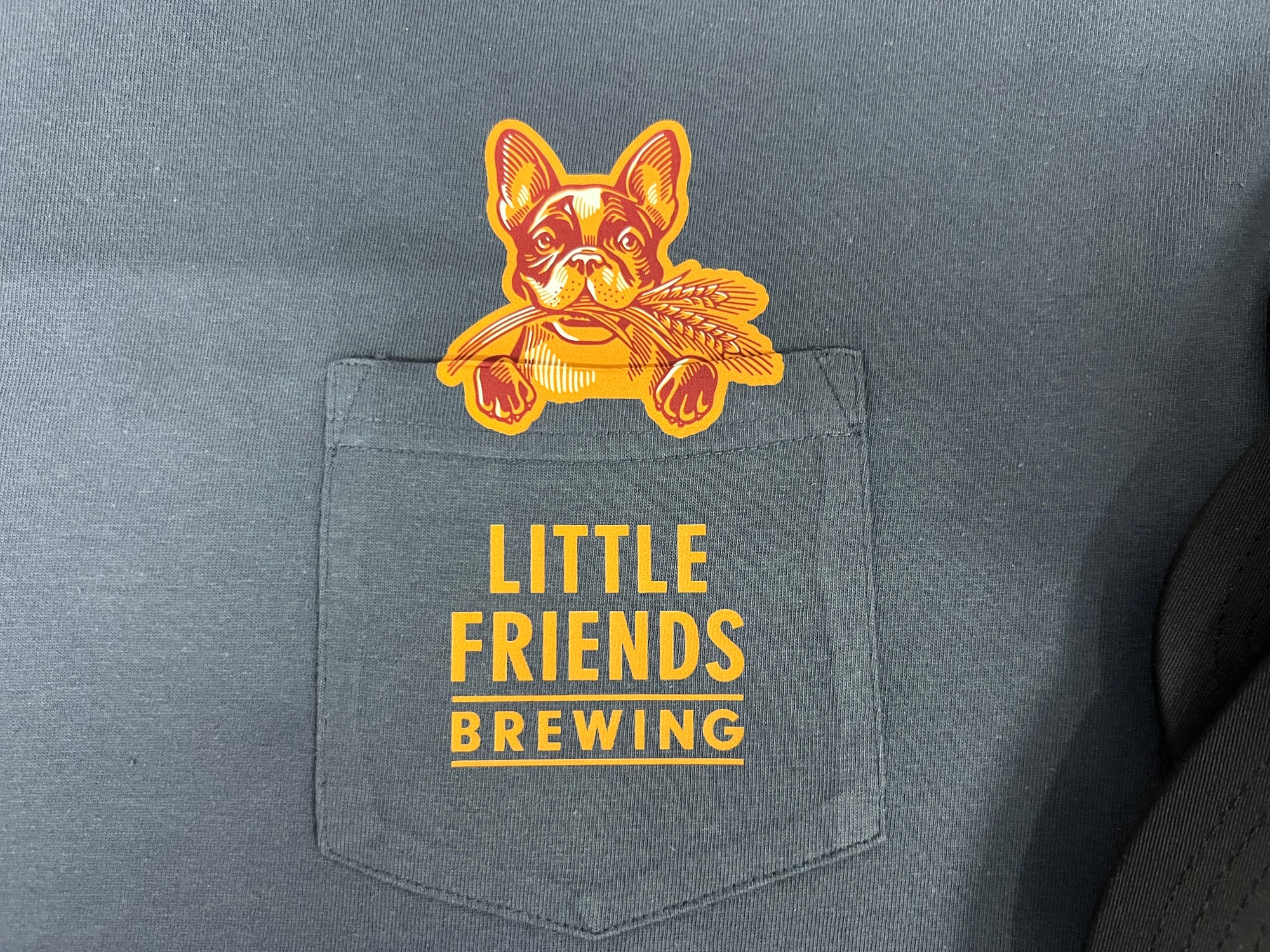 Little Friends Frenchie Pocket Shirt