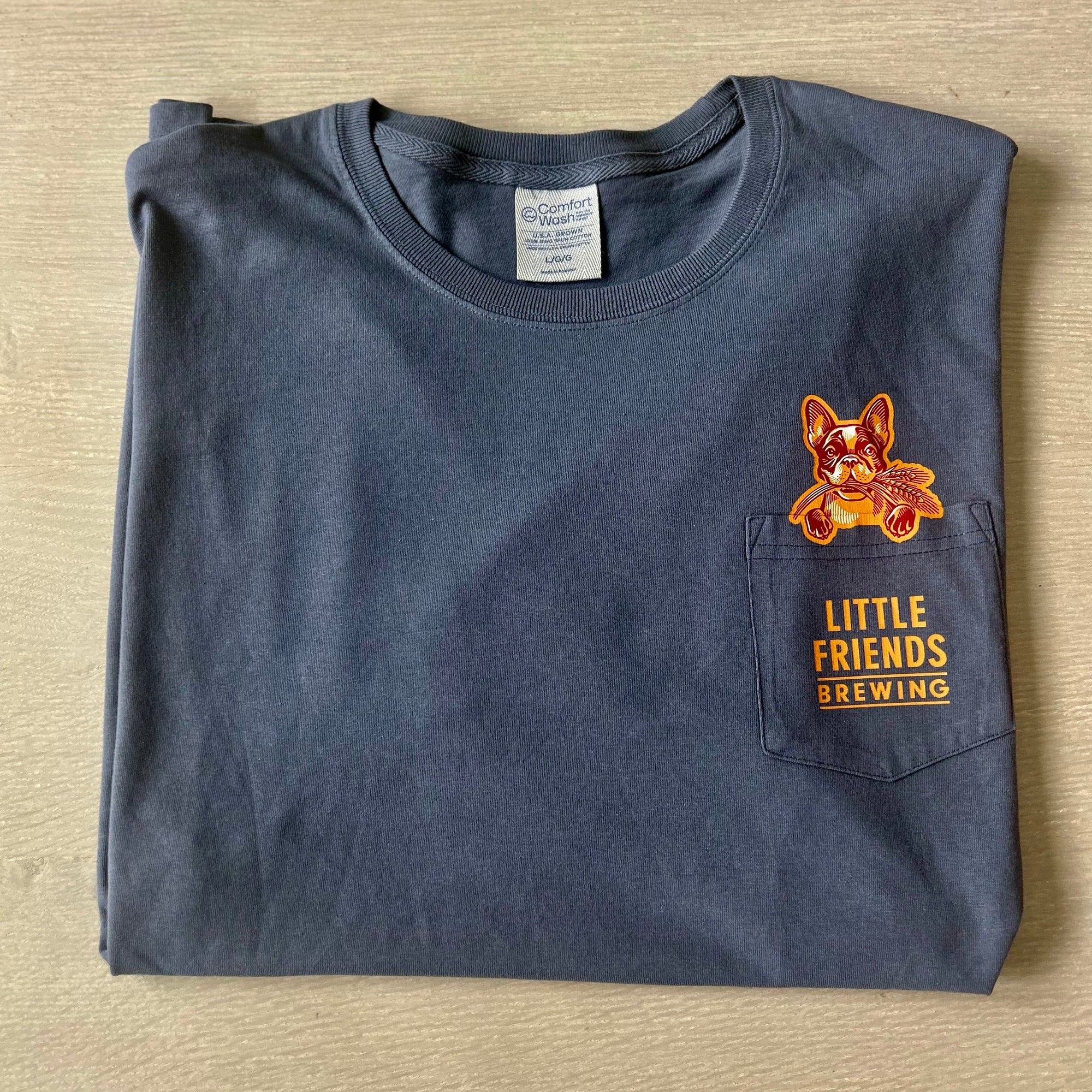 Little Friends Frenchie Pocket Shirt